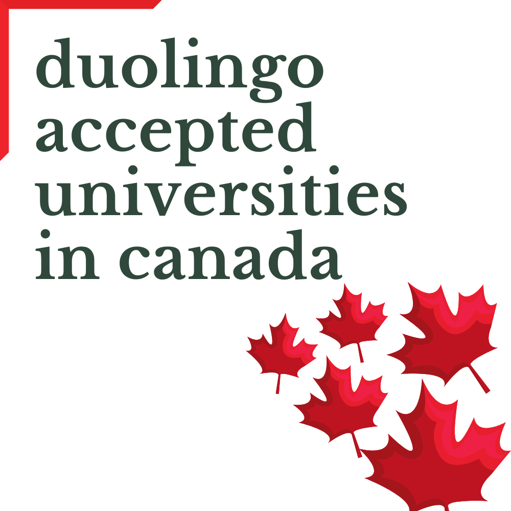 duolingo accepted universities in canada