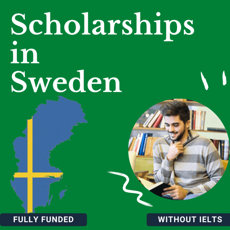 Scholarships in Sweden Without IELTS | Fully Funded
